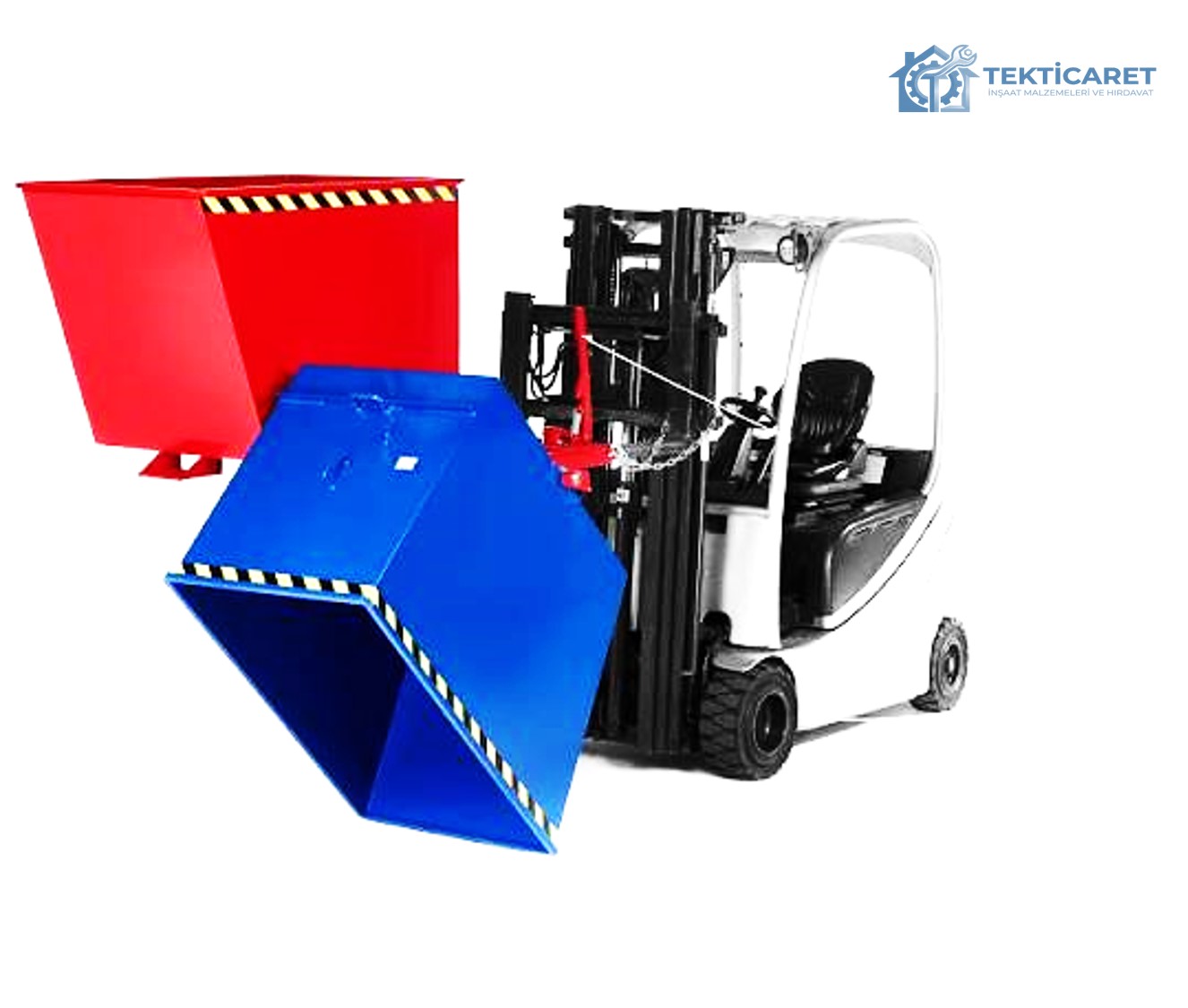 Forklift Devirme Tertibatlı Konteyner - Görsel 2